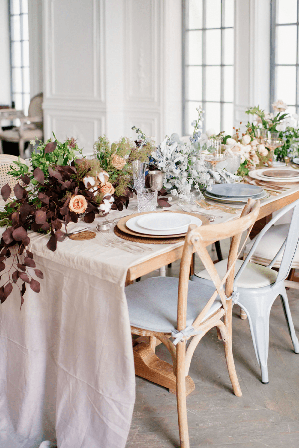 Table set for a party
