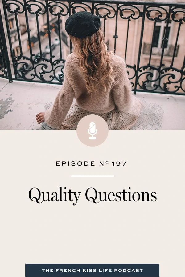 How the quality of your questions affects the quality of your whole life.