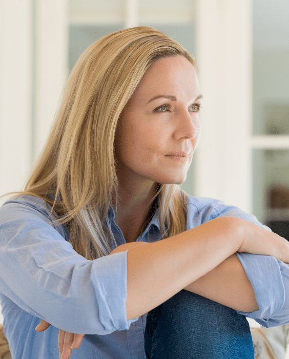 meaningfulness is a wellspring concept blond woman