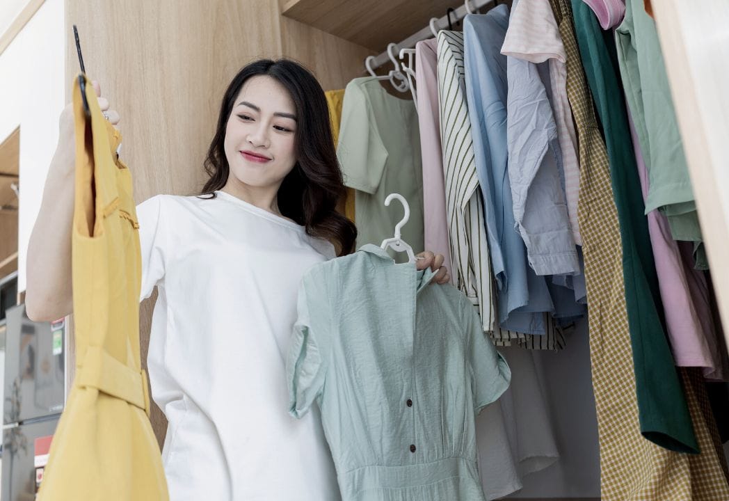 A new trend has tons of women cleaning out their closets until